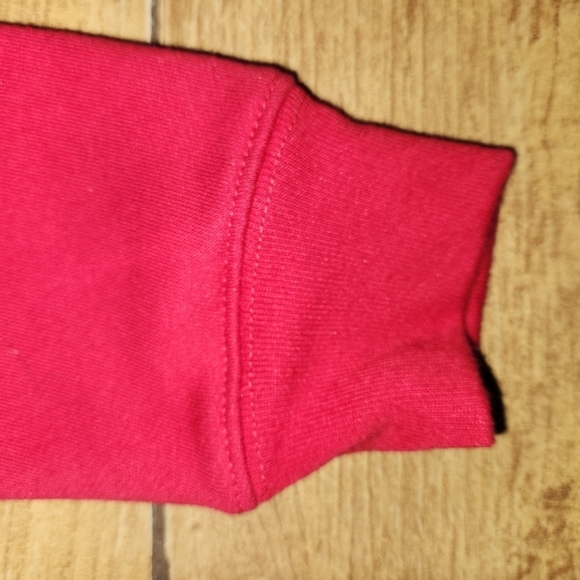 Quacker Factory Red Vintage Christmas Embroided Pingouins Cardigan Sweater S - Picture 5 of 11